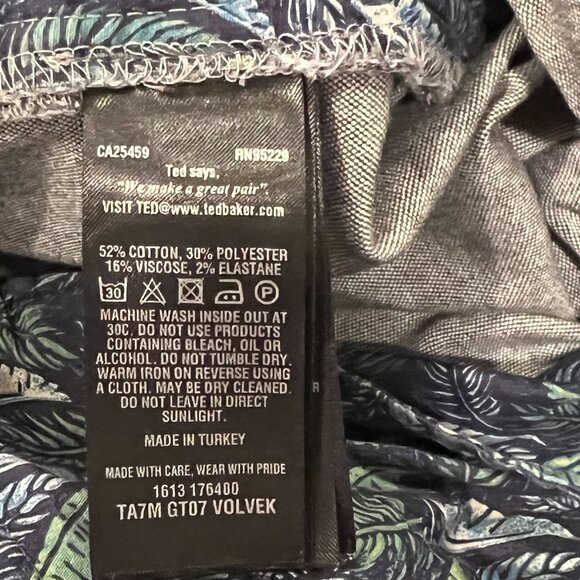 Ted Baker Men's Gray Straight Leg Pants, 36R - Picture 5 of 9